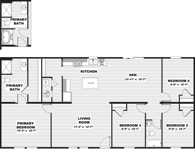 Oak Floor Plan